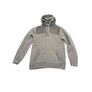 BKE Men's Hooded Knit Sweater